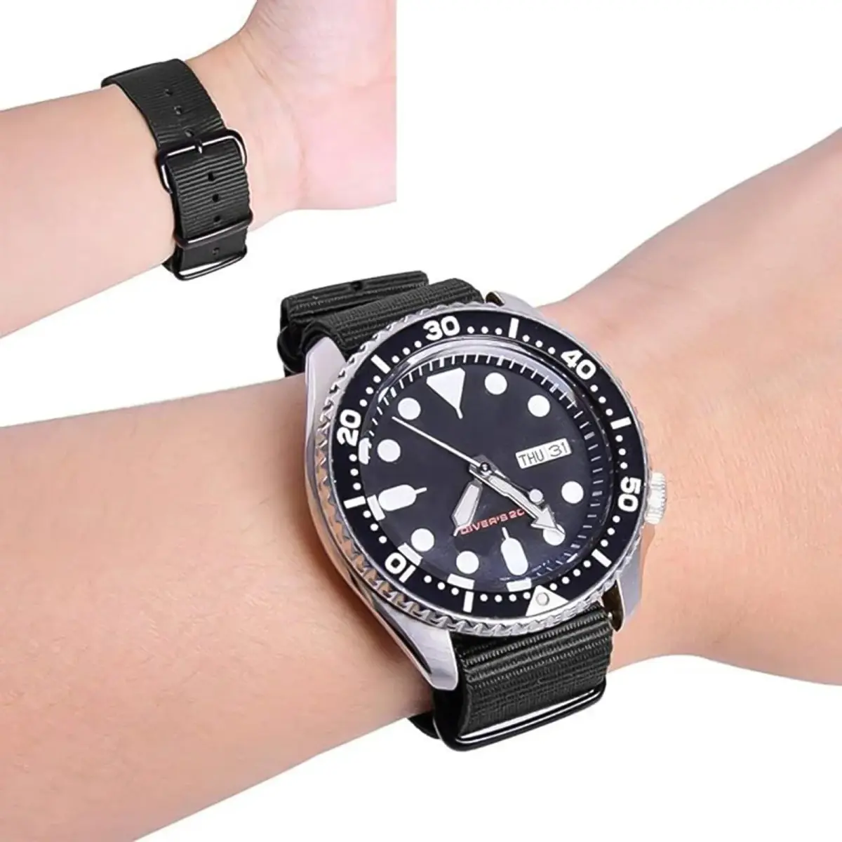 Ritche 20mm Nylon Watch Band 4-Pack | Military Ballistic Nylon Strap for Men & Women - view 2