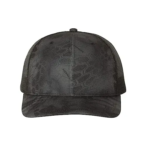 Richardson Unisex Kryptek Typhon/Black Trucker Baseball Cap, One Size - main product image