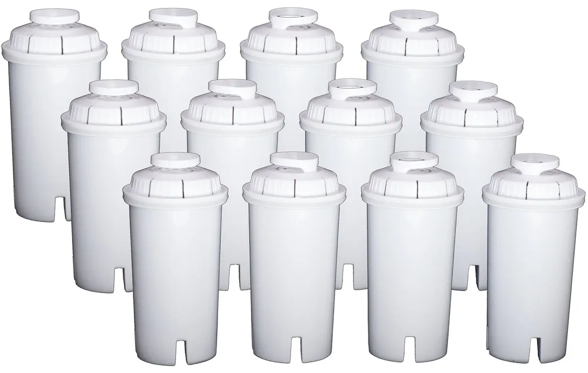 Sapphire Water Filters Compatible with Brita & Pur Pitchers, 12-Pack | Copper & Mercury Removal - main product image