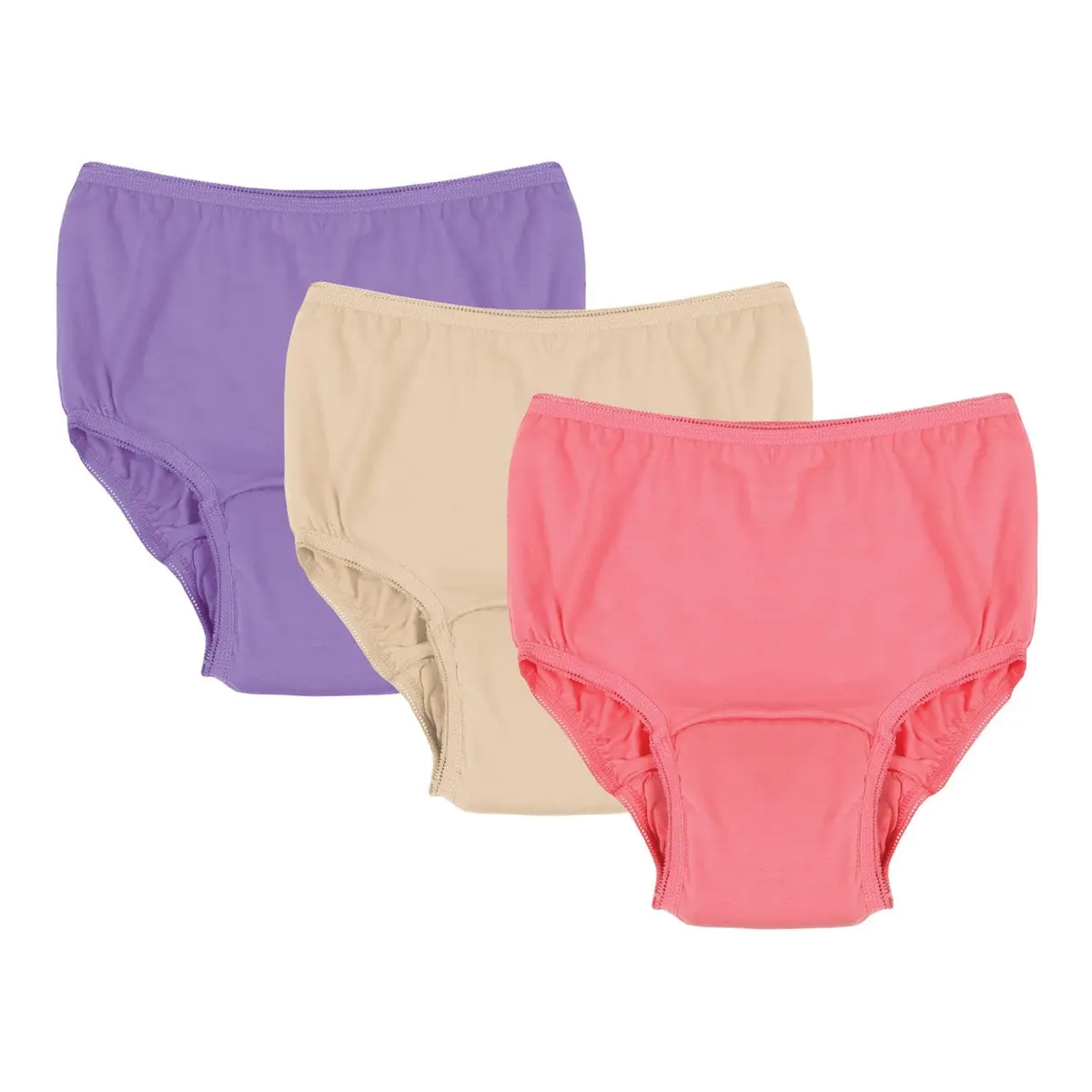 SUPPORT PLUS Womens Incontinence Underwear Washable Reusable 20 oz. Color 3 Pack - Medium - main product image