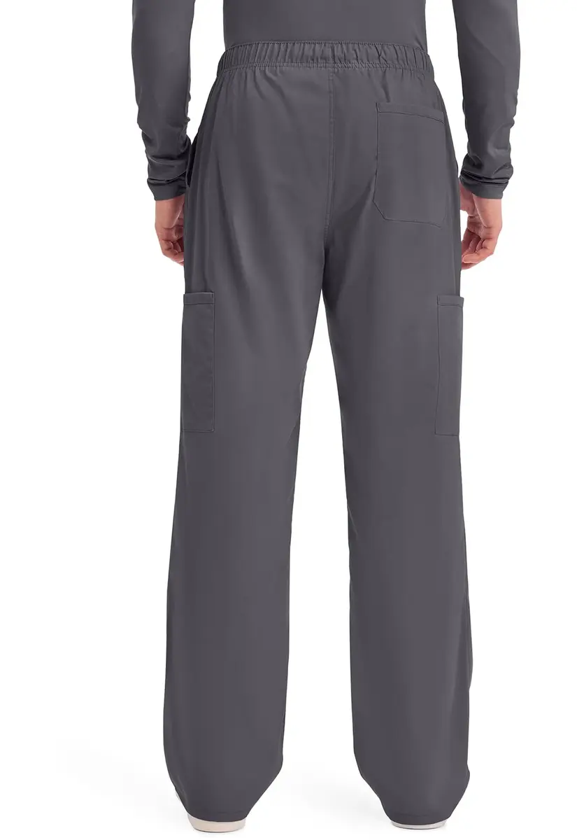 Cherokee Men’s Tapered Leg Cargo Scrubs Pants Pewter XS | Durable, Stretch, Comfortable Workwear - view 5