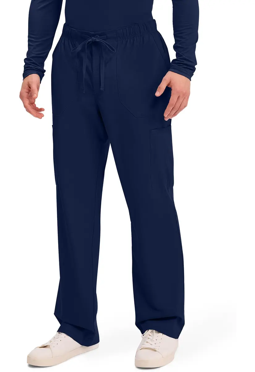 Cherokee Men's Tapered Leg Cargo Scrubs Pants Navy 3XL | Durable, Comfortable & Easy Care - view 5