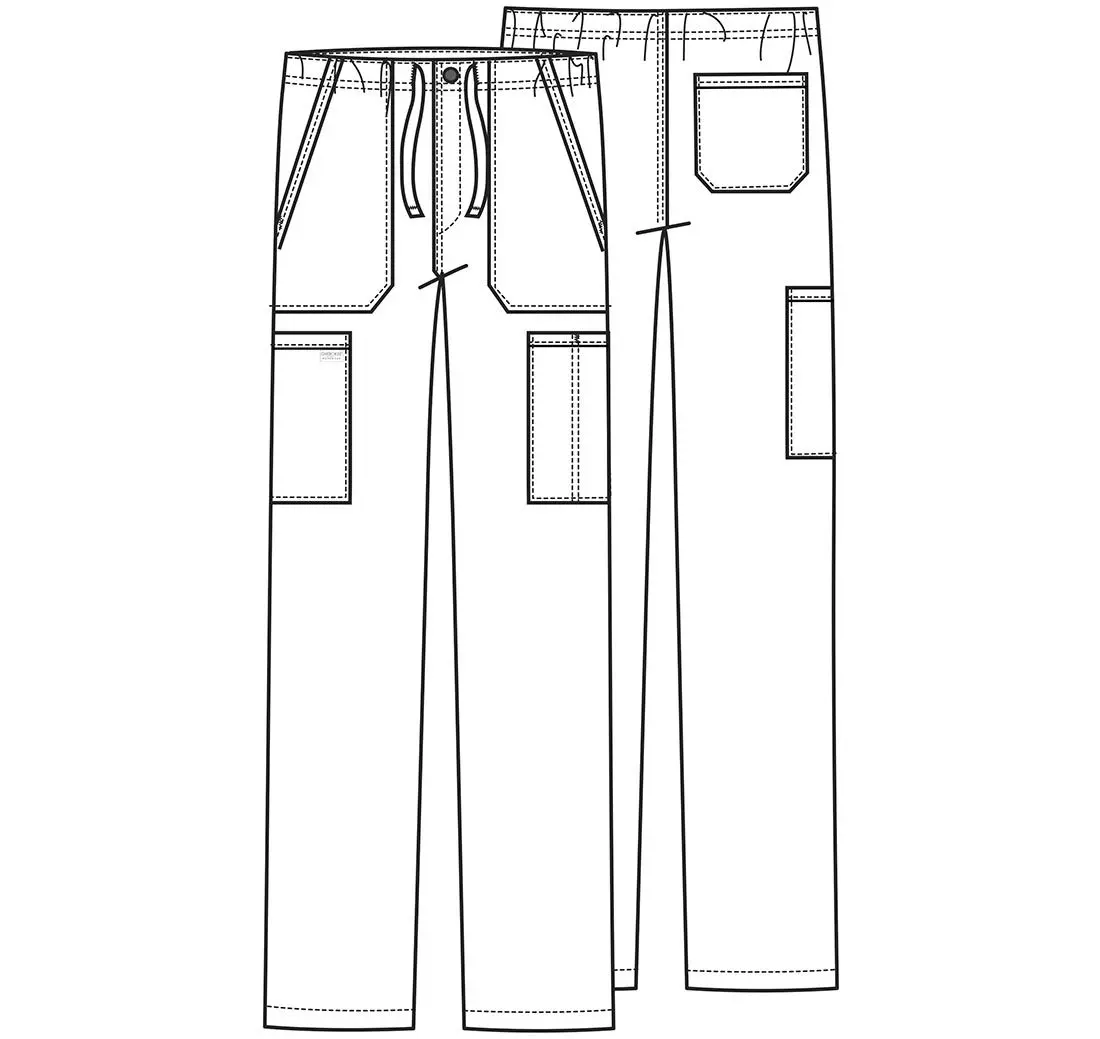 Cherokee Men's Tapered Leg Cargo Scrubs Pants Navy 3XL | Durable, Comfortable & Easy Care - view 8