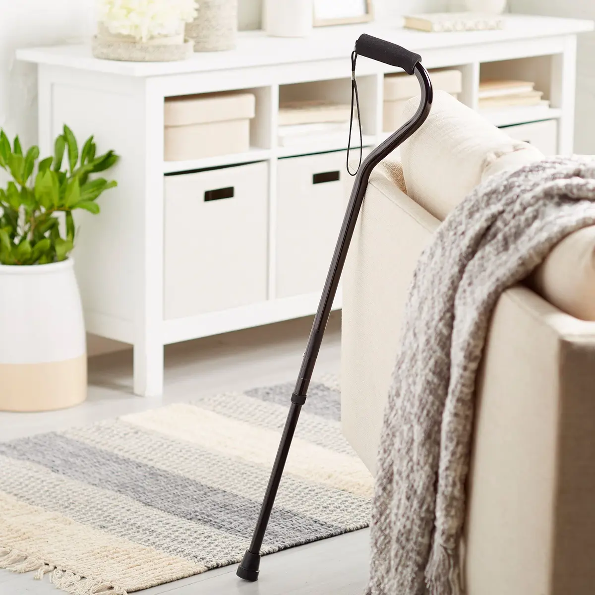 McKesson Offset Handle Cane 30-39 in | Lightweight Aluminum Support up to 300 lbs - view 6