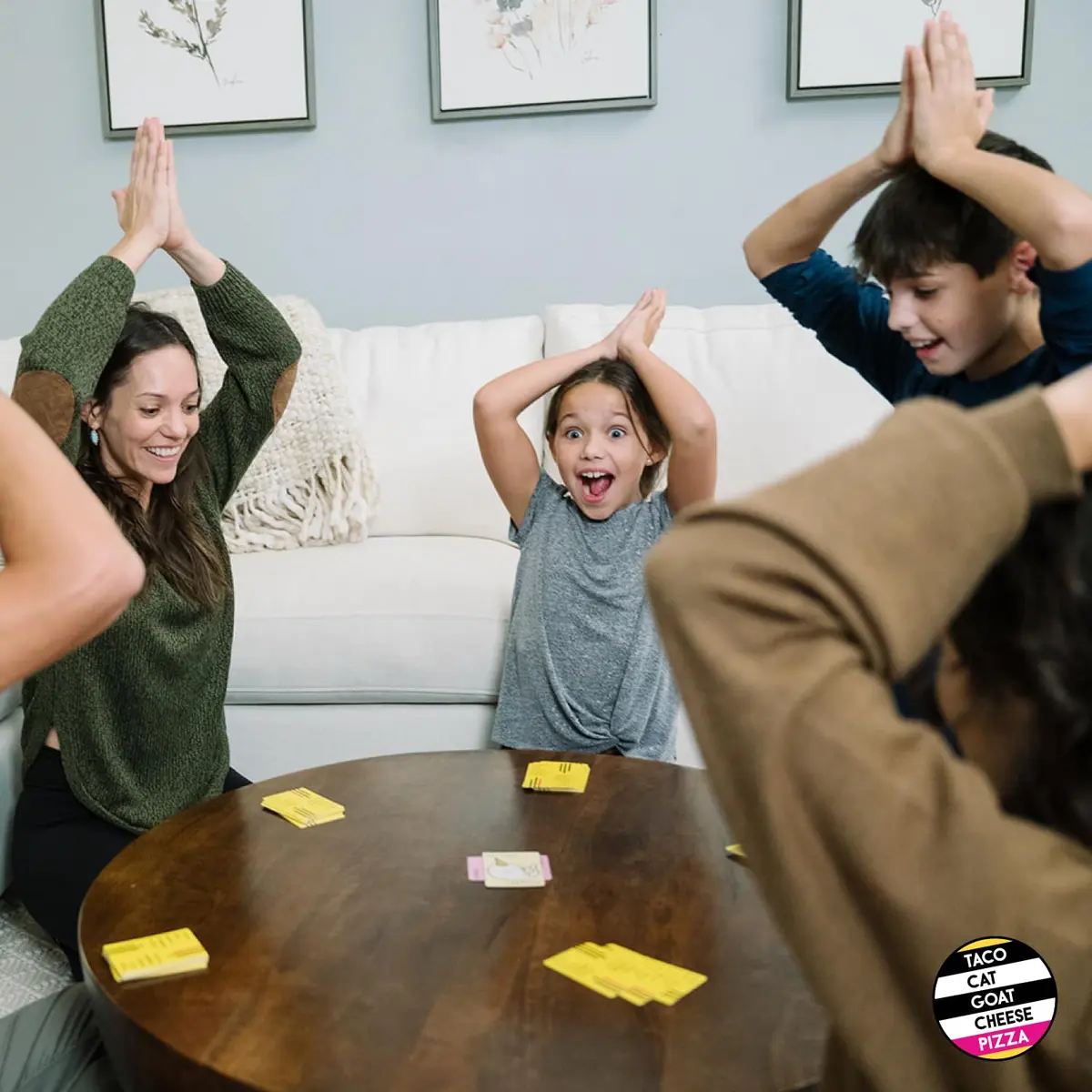 Taco Cat Goat Cheese Pizza Card Game by Taco Cat Games, Age 7+, 2-8 Players | Fast-Paced Reflex Game for Families - view 5