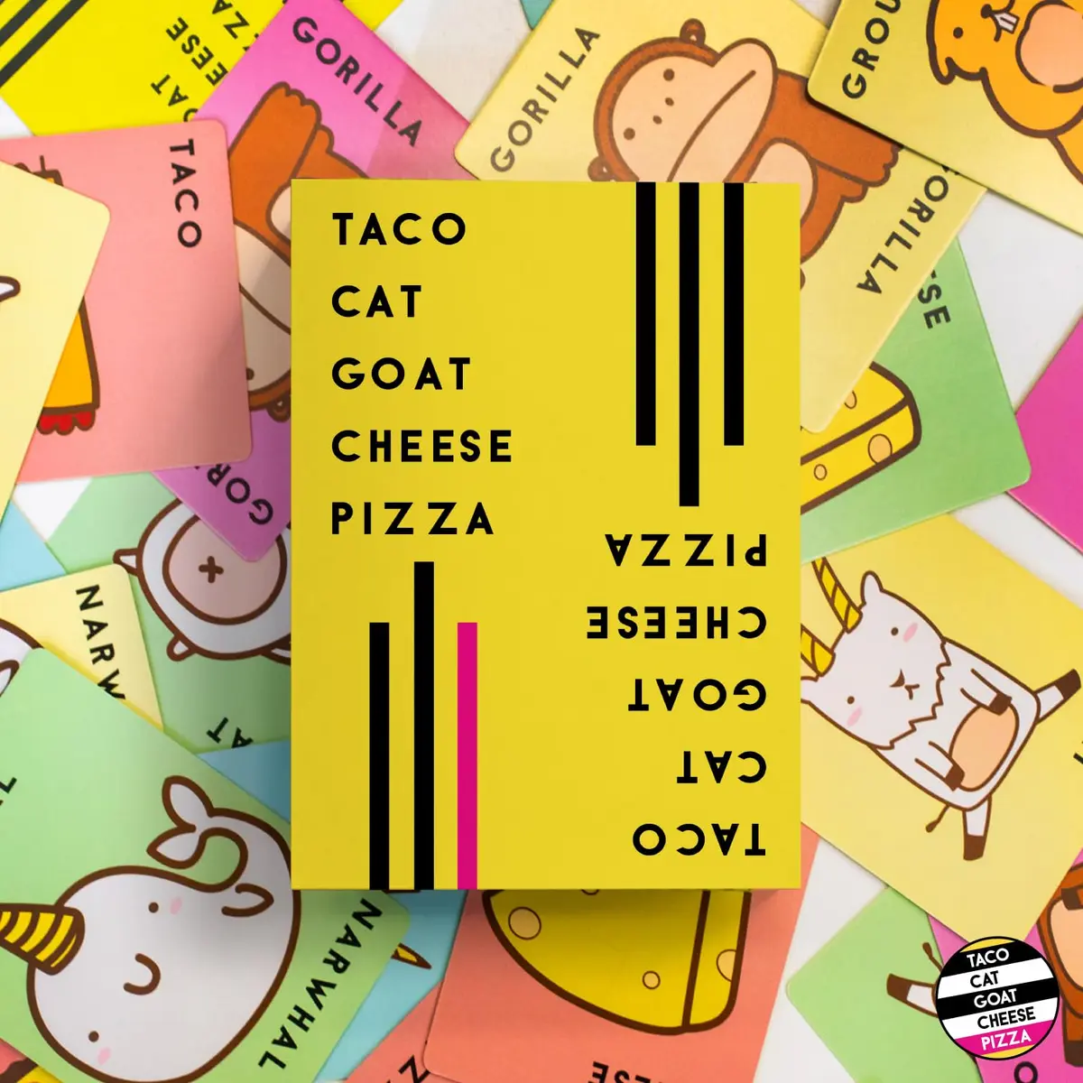 Taco Cat Goat Cheese Pizza Card Game by Taco Cat Games, Age 7+, 2-8 Players | Fast-Paced Reflex Game for Families - view 2