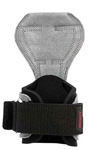 Cobra Grips FIT Charcoal Leather Weight Lifting Gloves with Wrist Wraps - 4.25"-7.0" Wrist - view 4