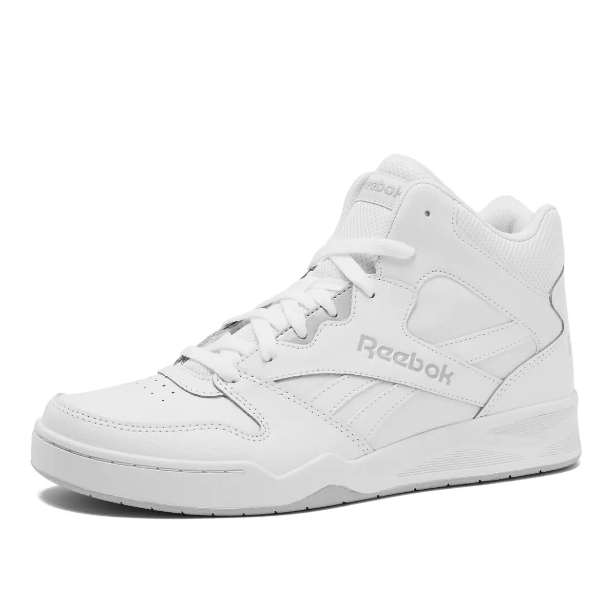 Reebok Royal BB4500 Hi2 High Top Sneakers for Men, White/Light Solid Grey | Timeless Court Style & Comfort - main product image