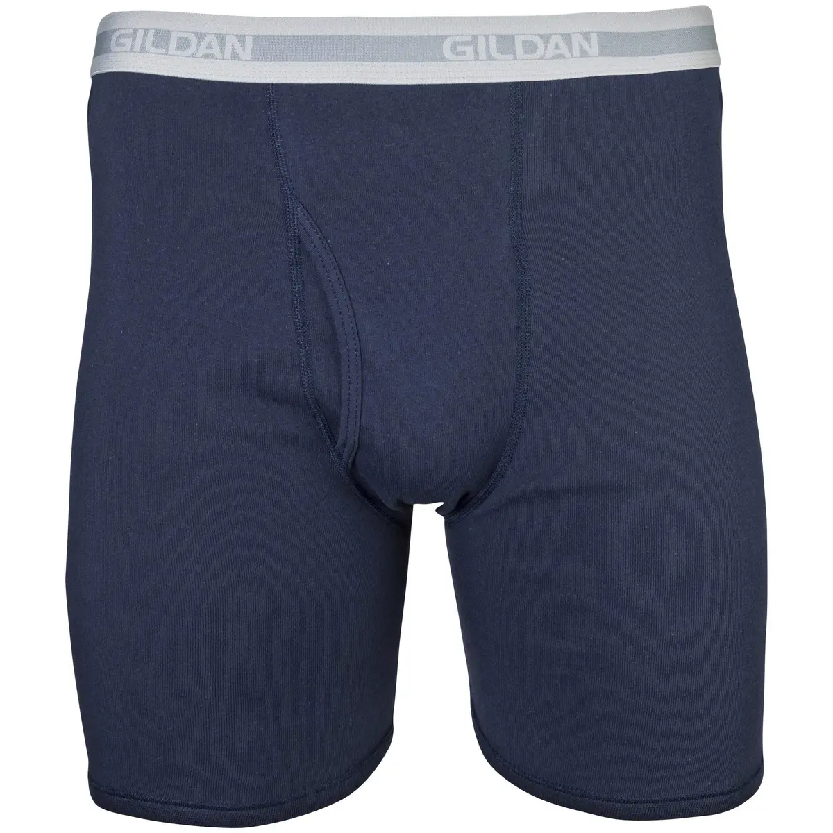 Gildan Men's Classic Length Boxer Briefs 5-Pack, 6" Inseam | Breathable Ring-Spun Cotton - view 4