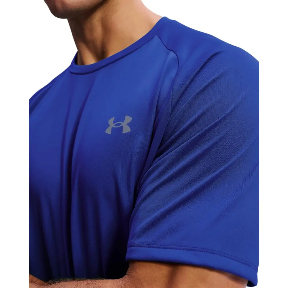 Under Armour Men's Tech 2.0 Short-Sleeve T-Shirt Royal/Graphite Small | Quick-Dry & Sweat-Wicking Performance - view 6