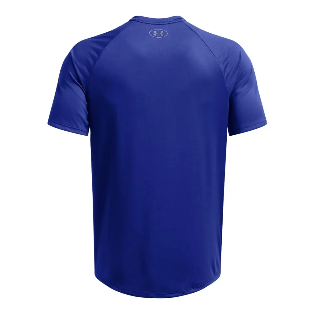 Under Armour Men's Tech 2.0 Short-Sleeve T-Shirt Royal/Graphite Small | Quick-Dry & Sweat-Wicking Performance - view 8