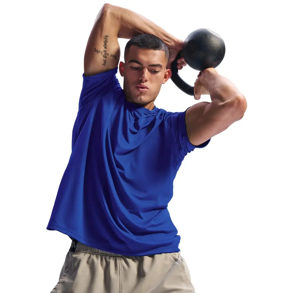 Under Armour Men's Tech 2.0 Short-Sleeve T-Shirt Royal/Graphite Small | Quick-Dry & Sweat-Wicking Performance - view 4