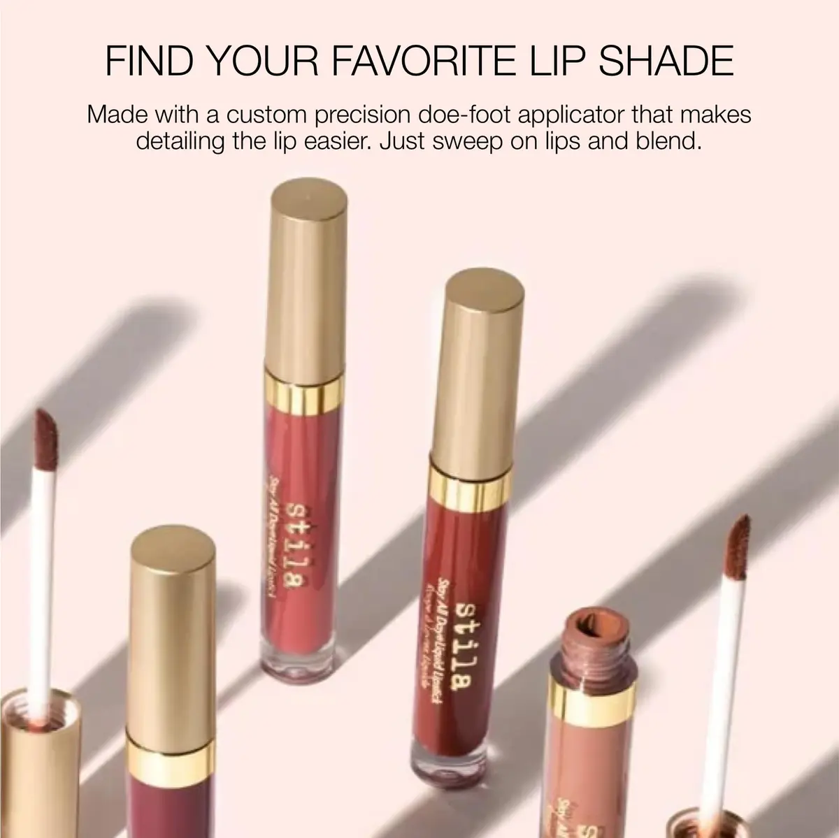 stila Stay All Day Liquid Lipstick Miele Shimmer | Long-Lasting Matte Lip Color (0.1 Fl Oz) - view 5