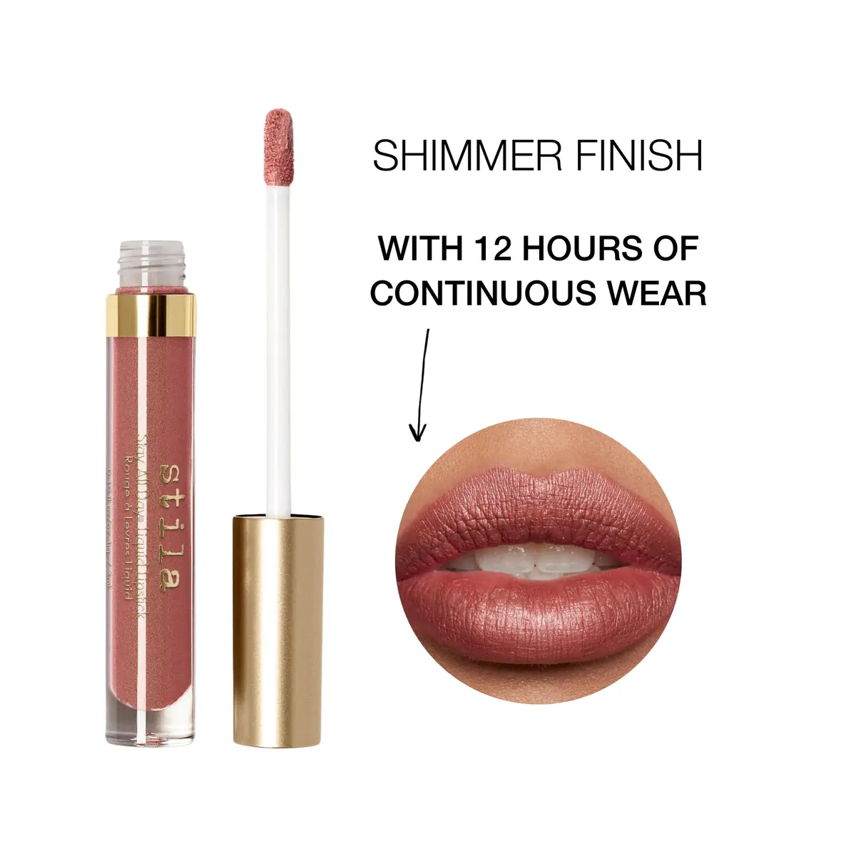 stila Stay All Day Liquid Lipstick Miele Shimmer | Long-Lasting Matte Lip Color (0.1 Fl Oz) - view 3