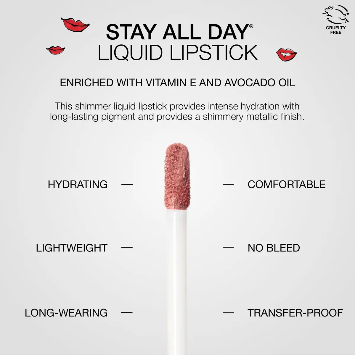 stila Stay All Day Liquid Lipstick Miele Shimmer | Long-Lasting Matte Lip Color (0.1 Fl Oz) - view 4