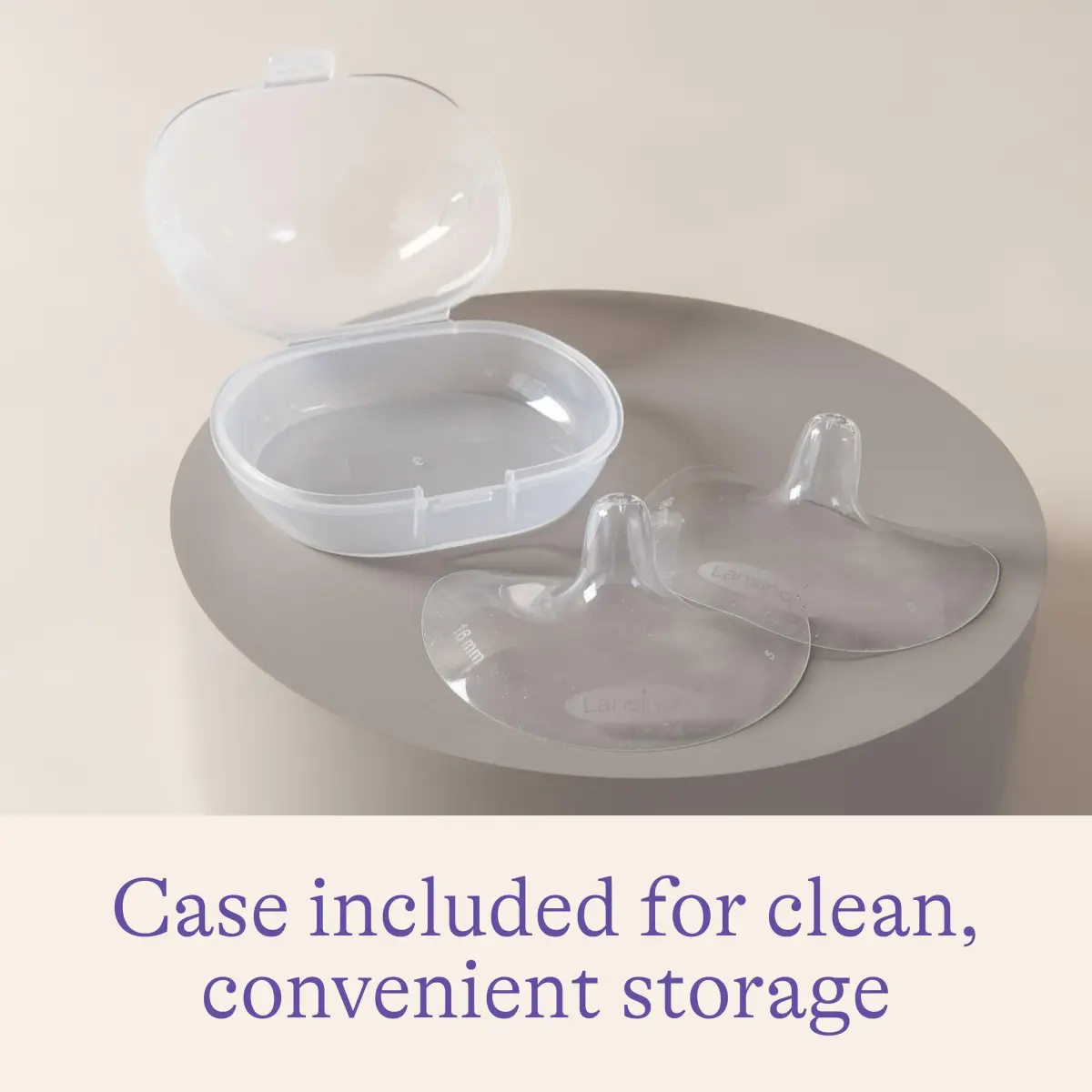 Lansinoh Contact Nipple Shields for Nursing Mothers, 20mm (0.79 inch) | Ultra-Thin Silicone for Latch-On Support - view 6