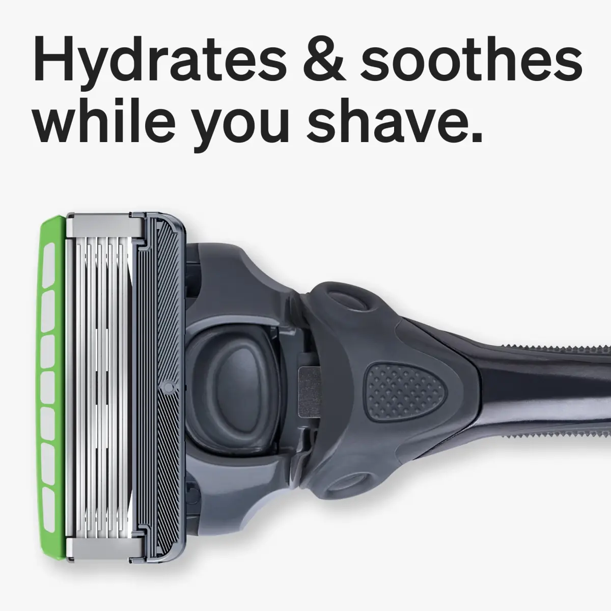 Schick Hydro 5 Sense Sensitive Skin Razor with Shock Absorb Technology for Men, 1 Handle with 2 Refills | 5-Blade Razor for Close Shave - view 2