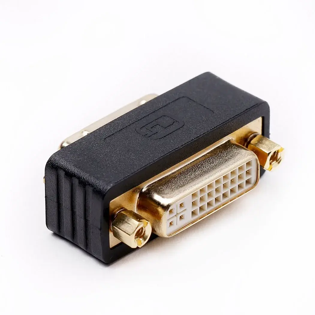 Arnorin Gold Plated DVI-D Male to DVI-I Female Port Saver Adapter 5 Pack | Protects Ports & Prevents Cable Stress - view 4