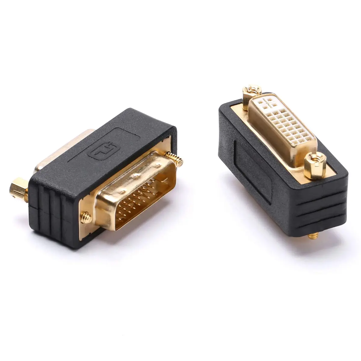 Arnorin DVI-D Male to DVI-I Female Adapter 2 Pack | Converts DVI Ports & Protects Cables - main product image