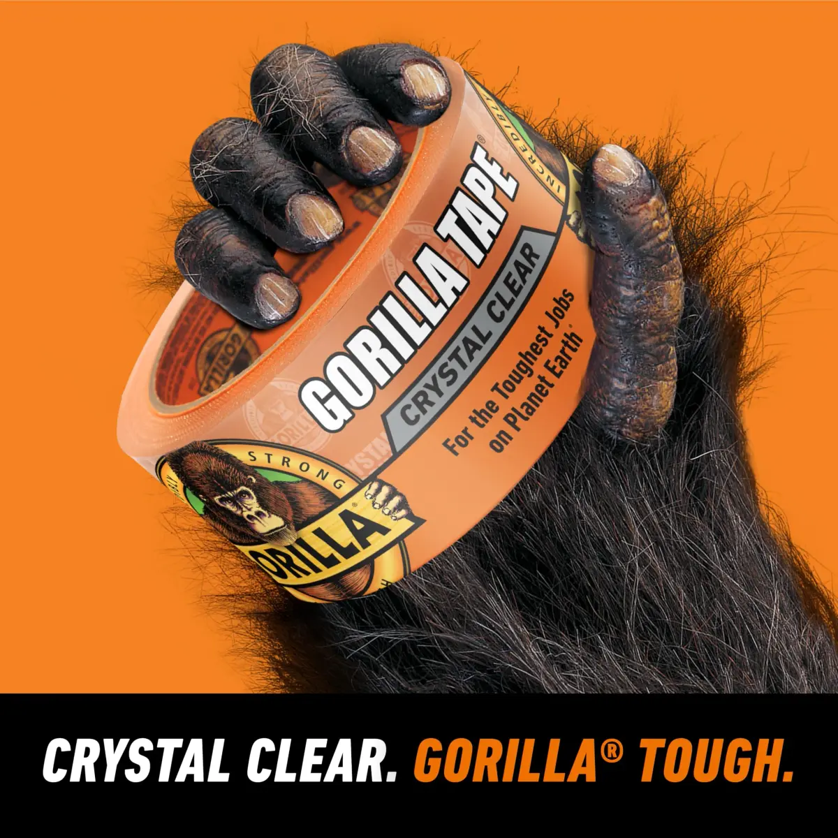 Gorilla Crystal Clear Tape 1.88 inch x 18 yd (54 ft) | Weather Resistant for Indoor/Outdoor Projects - view 2