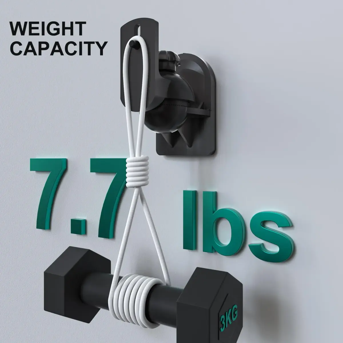 WALI Black 4 Pack Speaker Wall Mount Brackets | 3.5 kg (7.7 Lbs) Capacity, 70° Swivel, 20° Tilt - view 5