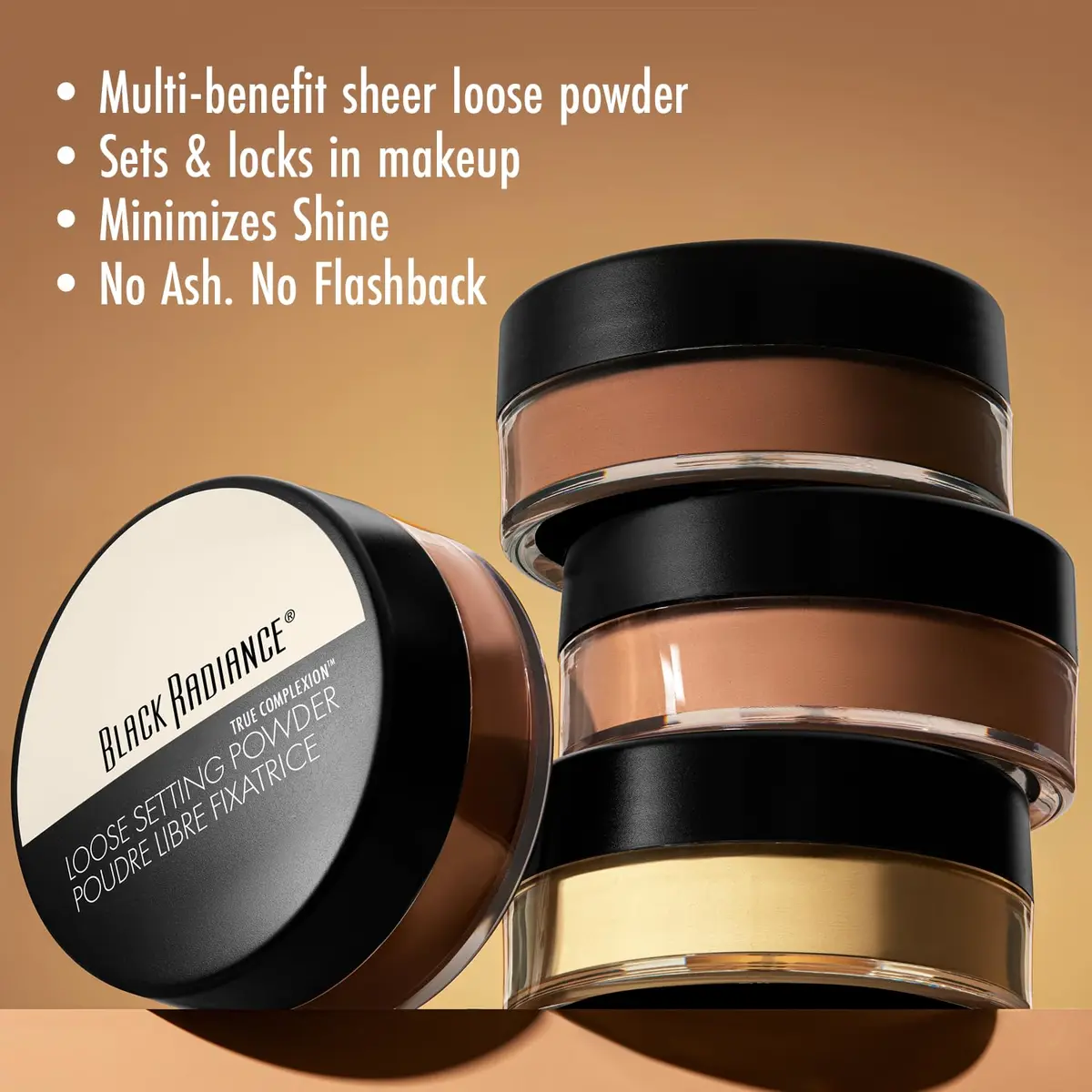 Black Radiance True Complexion Loose Setting Powder Cocoa Kisses 18.14 g (0.64 oz) | Sets Makeup for All Day Wear - view 2