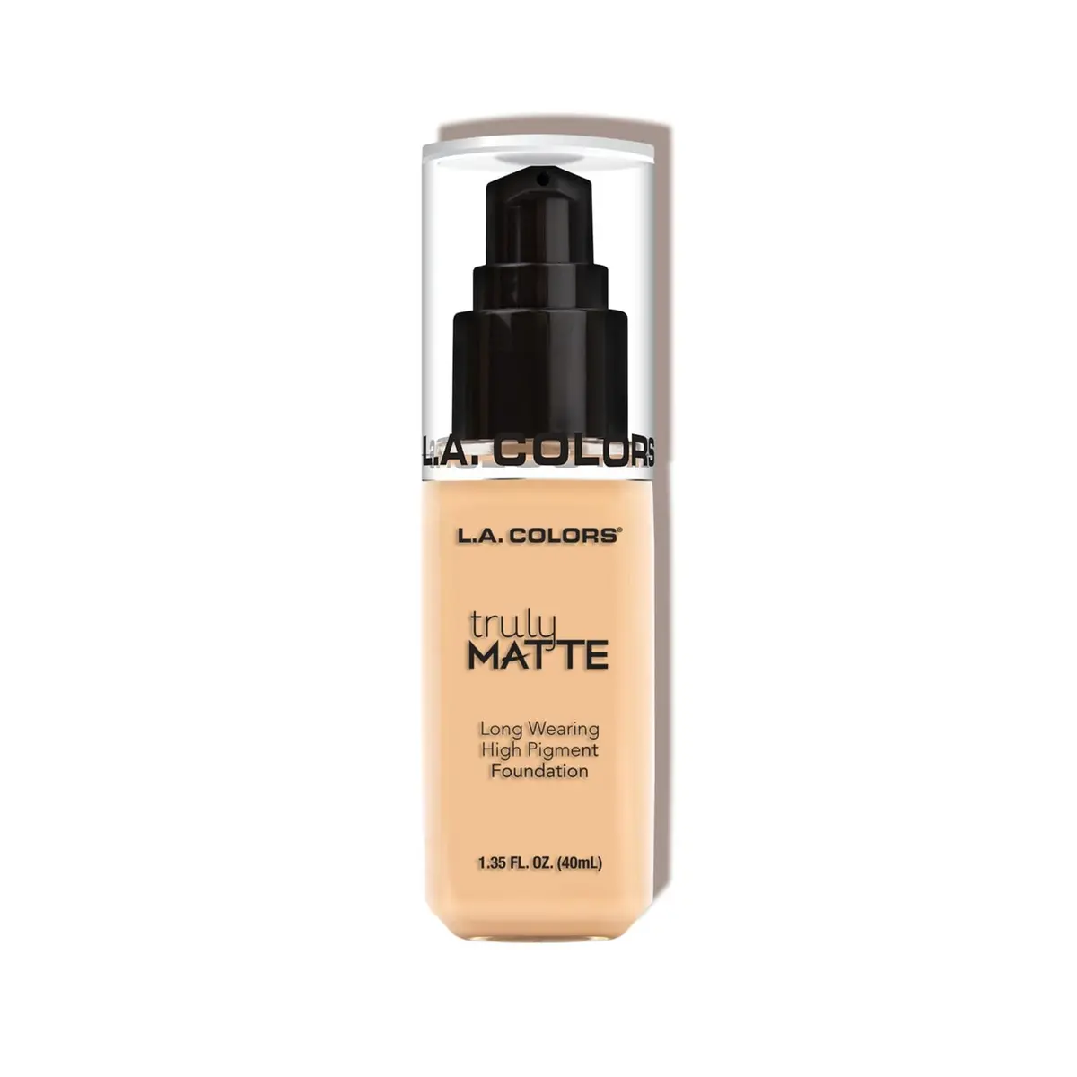L.A. COLORS Truly Matte Foundation, Porcelain 2.9 Fl Oz | Long-Lasting Matte Finish for All Skin Tones - view 2