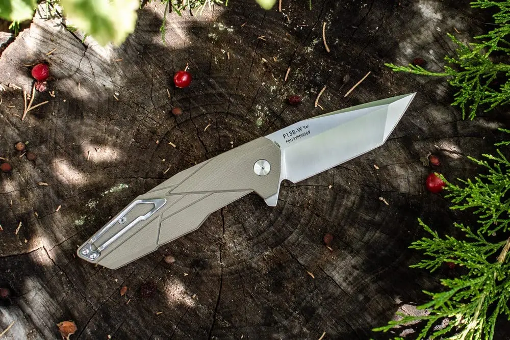 Ruike P138W Tactical Folding Knife 14C28N Stainless Steel | Compact, Reusable, Safety Lock (70-120 chars) - view 3