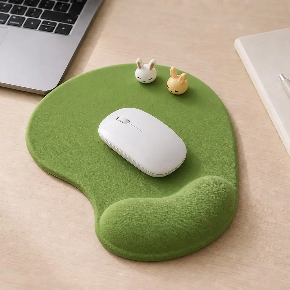 DEMON CHEST Office Mousepad with Gel Wrist Support | Ergonomic Gaming Desk Mat for Laptop (05Green) - view 2