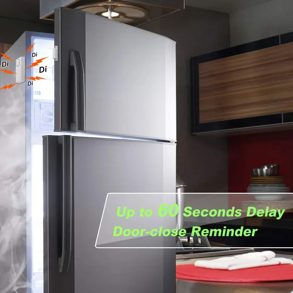 WSDCAM Wireless Freezer Door Alarm with Adjustable Delay | 108dB Loud Alert - view 2
