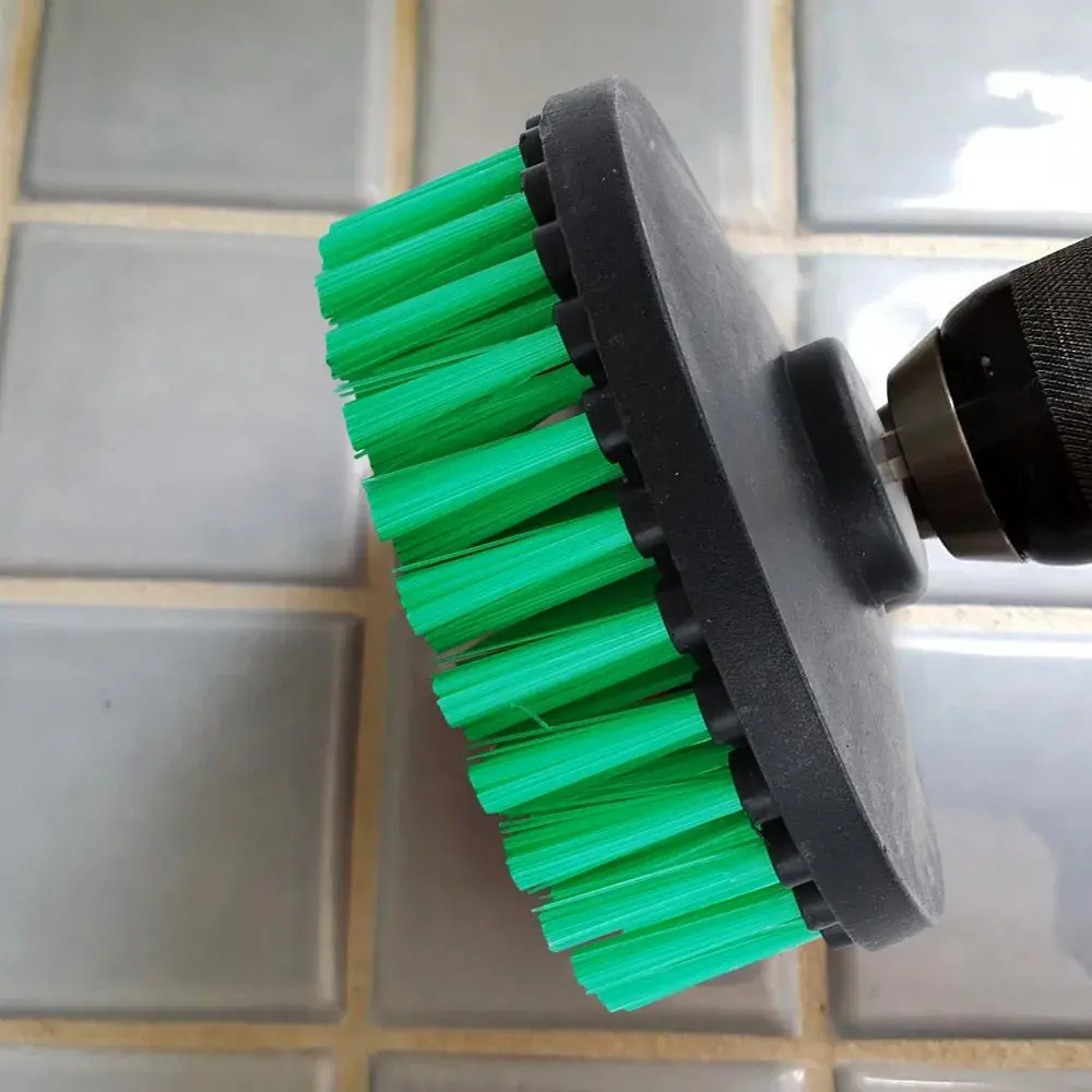 HIFROM 4-Inch Medium Duty Drill Brush Attachment | Cleans Tile, Grout, Showers, and More - view 7