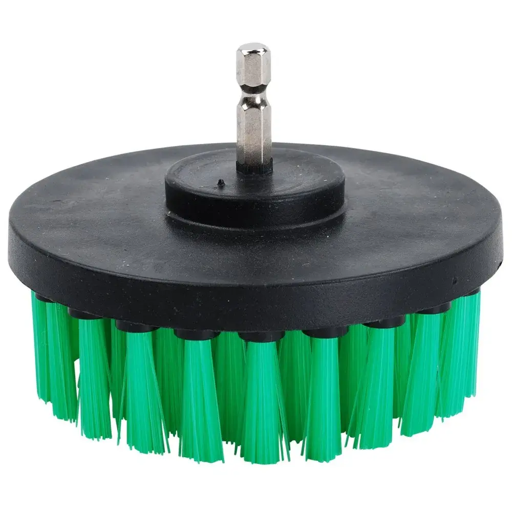 HIFROM 4-Inch Medium Duty Drill Brush Attachment | Cleans Tile, Grout, Showers, and More - view 2