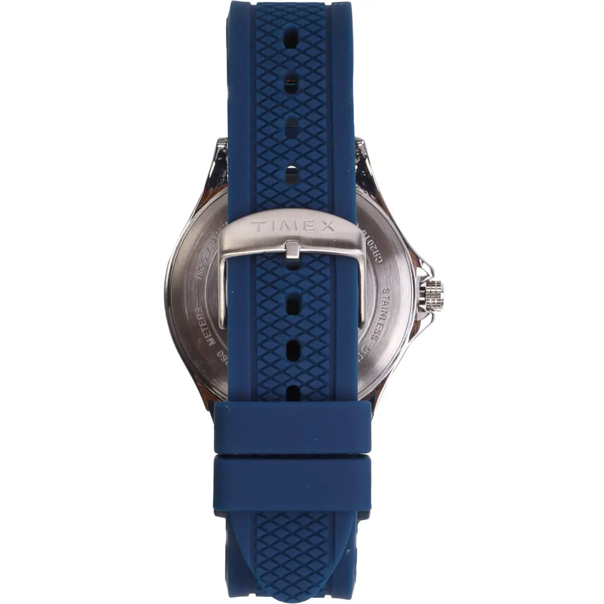 Timex Men's TWZFSEAME NFL Gamer Seattle Seahawks Watch | 42mm Silver Brass Case & Silicone Strap - view 2