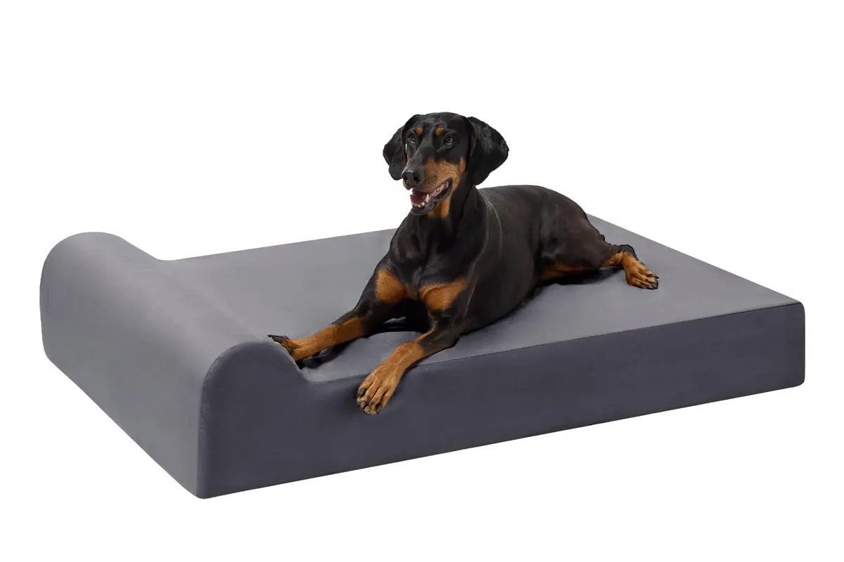 Big Barker Headrest Edition Orthopedic Dog Bed - 7" Pillow Top, 52"x36"x7" | Supports Joints & Arthritis - main product image
