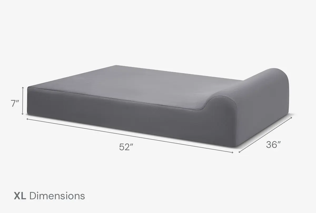 Big Barker Headrest Edition Orthopedic Dog Bed - 7" Pillow Top, 52"x36"x7" | Supports Joints & Arthritis - view 2