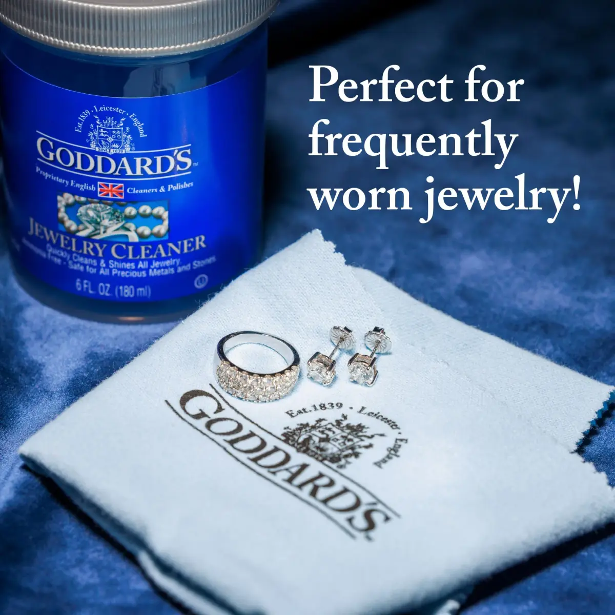 Goddard's Silver Polishing Cloth 2 Pack | Cleans and Protects Silverware & Jewelry - view 3