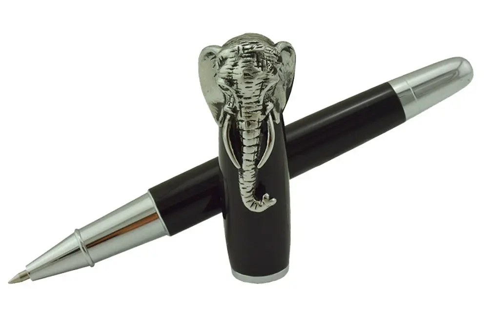 erofa Fuliwen Elephant Pattern Rollerball Pen 13.6cm (5.35in) | Smooth Ink Flow for Students & Office - view 4