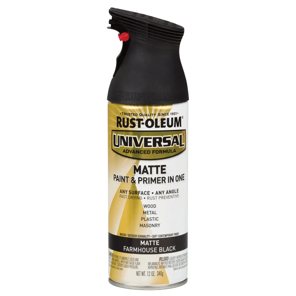 Rust-Oleum Universal Matte Farmhouse Black All Surface Spray Paint - 12 oz - main product image