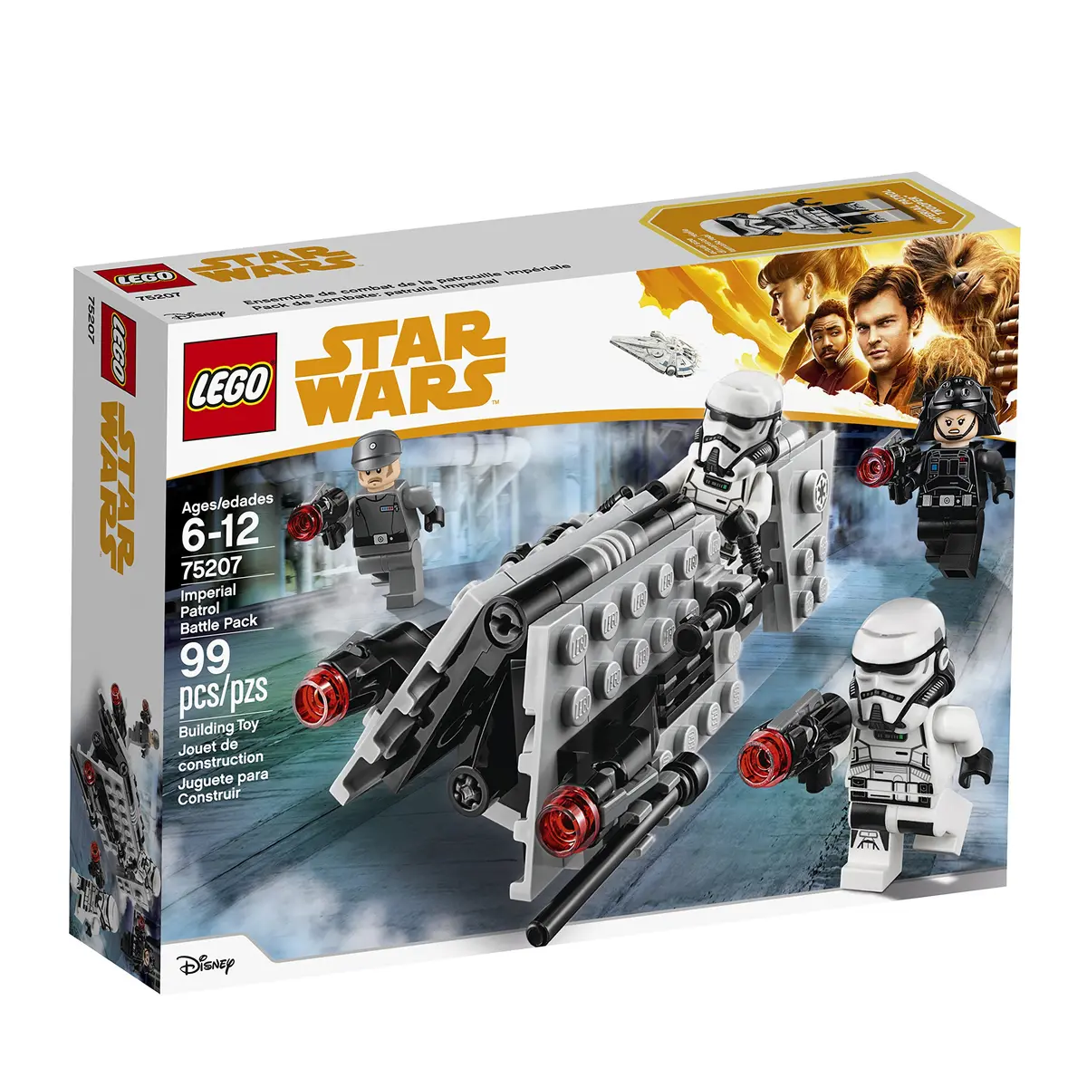 LEGO Star Wars Imperial Patrol Battle Pack 75207 Building Kit 99 Piece | Star Wars Toy for Kids 6-12 - view 4