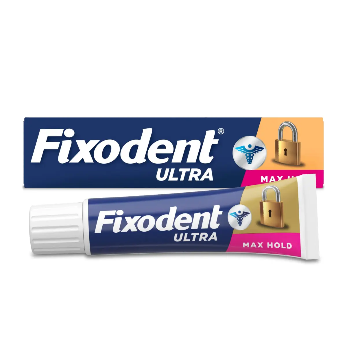 Fixodent Ultra Max Hold Denture Adhesive Cream 2.2 oz (62 ml) | Strongest All-Day Hold - main product image