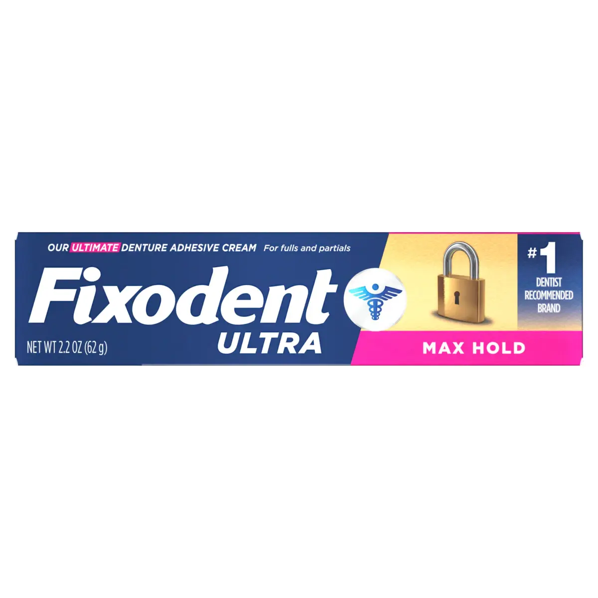 Fixodent Ultra Max Hold Denture Adhesive Cream 2.2 oz (62 ml) | Strongest All-Day Hold - view 8