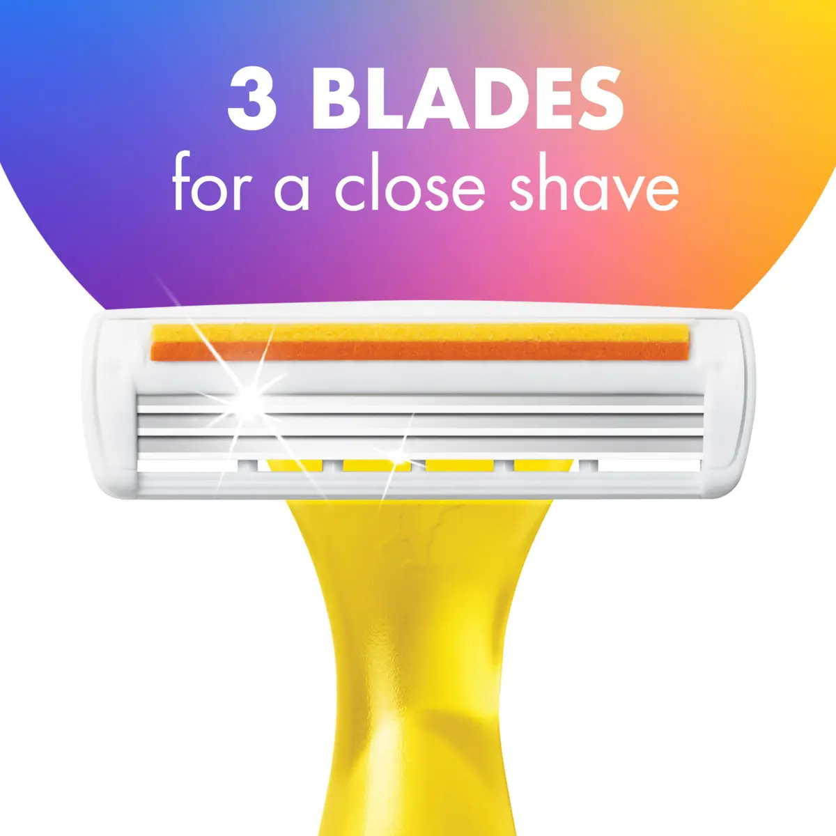 BIC Soleil 3 Colors Women's Disposable Razor 14-Pack | Triple-Blade, Aloe Vera, Dorm Essential - view 2