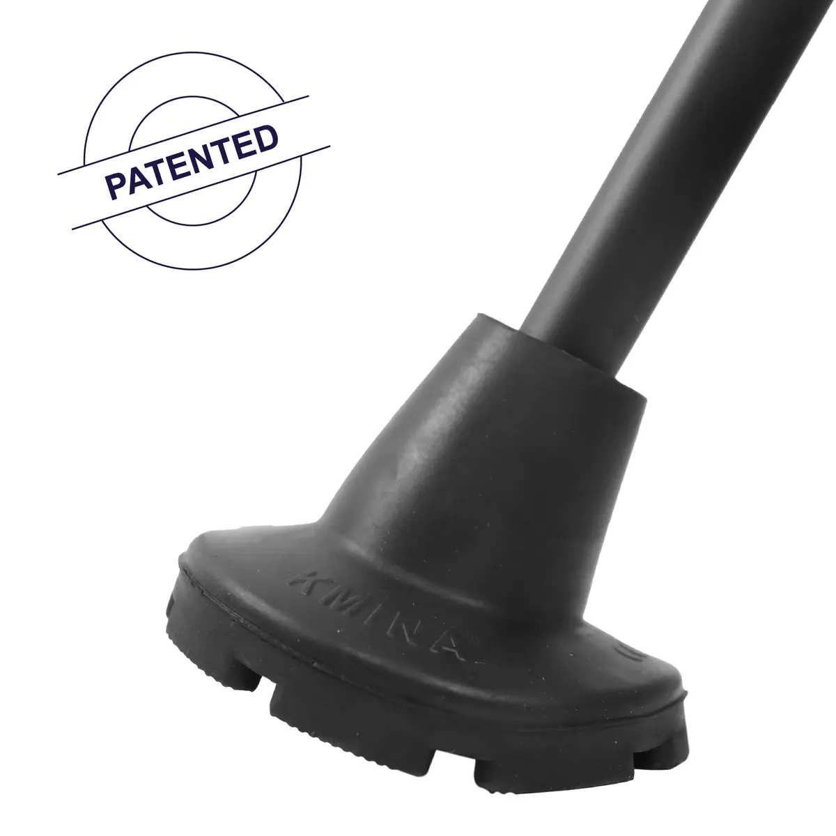 KMINA Crutch Tips 3/4 Inch | All Terrain Rubber Tips for Walking Sticks & Crutches - view 2