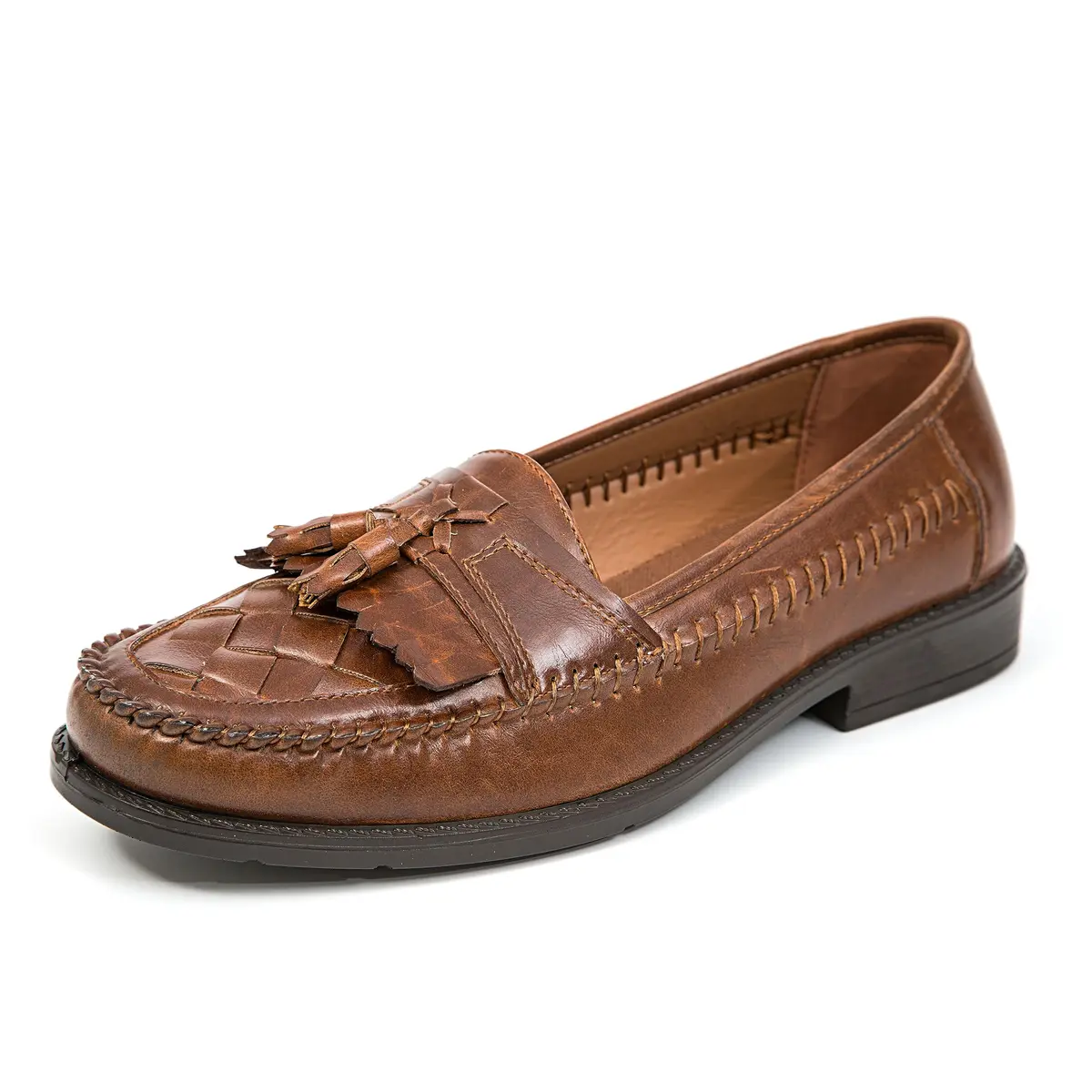 Deer Stags Men's Herman Loafer, Cognac, 11 | Classic & Versatile Dress Moccasin - main product image