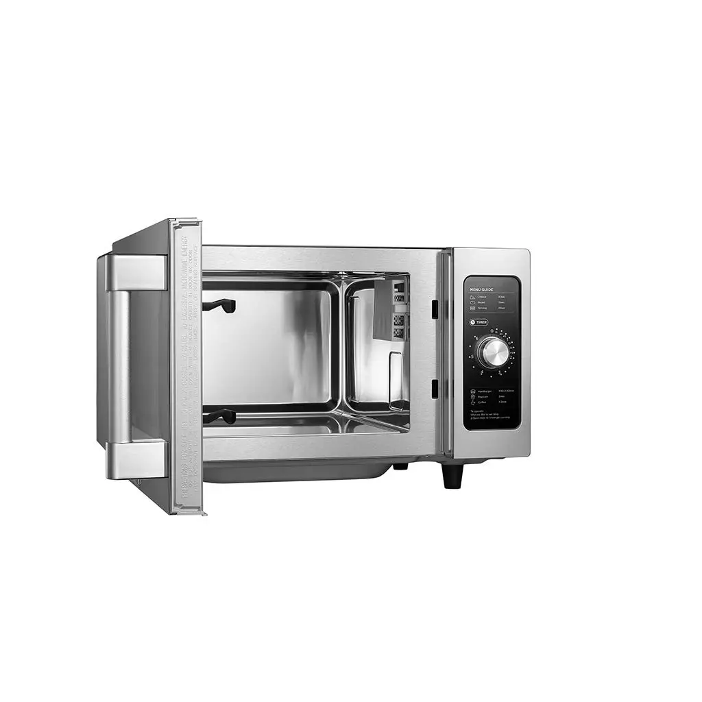 Midea Equipment 1025F0A Countertop Commercial Microwave Oven with Dial, 1000W, Stainless Steel.9 CuFt | 6-Min Timer & UL Listed - view 5