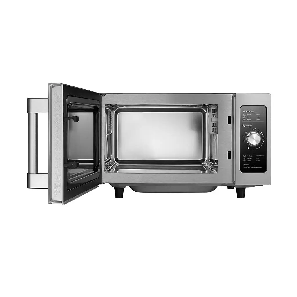 Midea Equipment 1025F0A Countertop Commercial Microwave Oven with Dial, 1000W, Stainless Steel.9 CuFt | 6-Min Timer & UL Listed - view 6