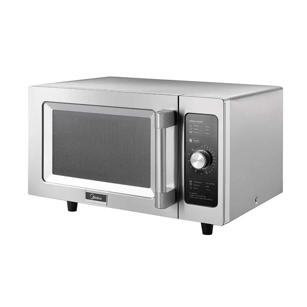 Midea Equipment 1025F0A Countertop Commercial Microwave Oven with Dial, 1000W, Stainless Steel.9 CuFt | 6-Min Timer & UL Listed - view 7