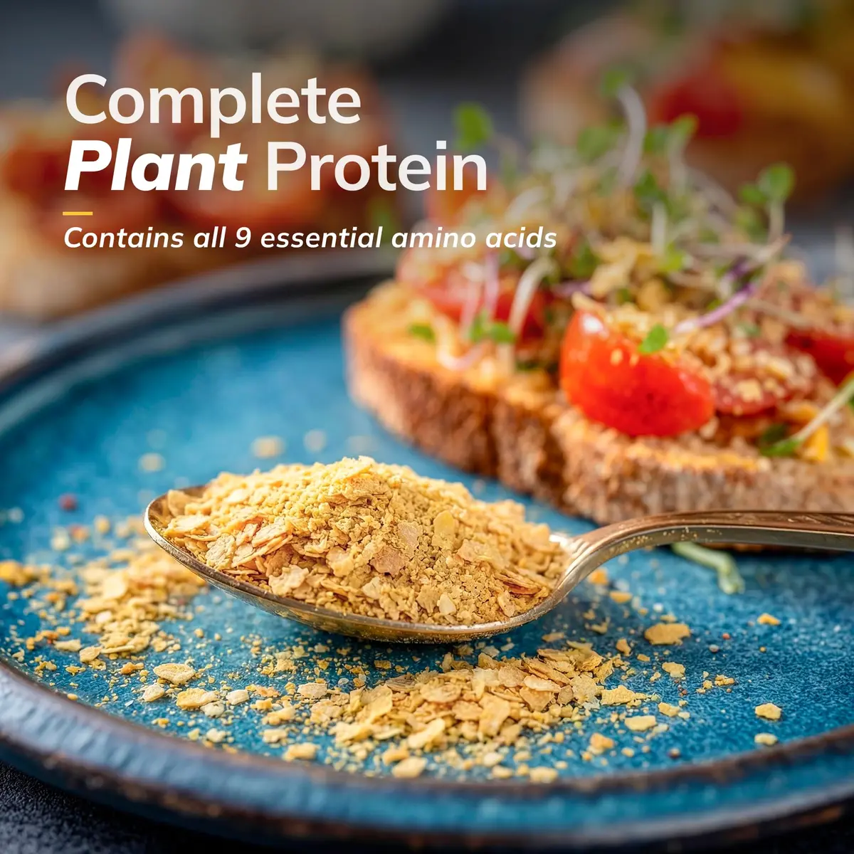 Sari Foods Co Nutritional Yeast Flakes 24 oz (680 g) | Non-Fortified Vegan Superfood Seasoning - view 5