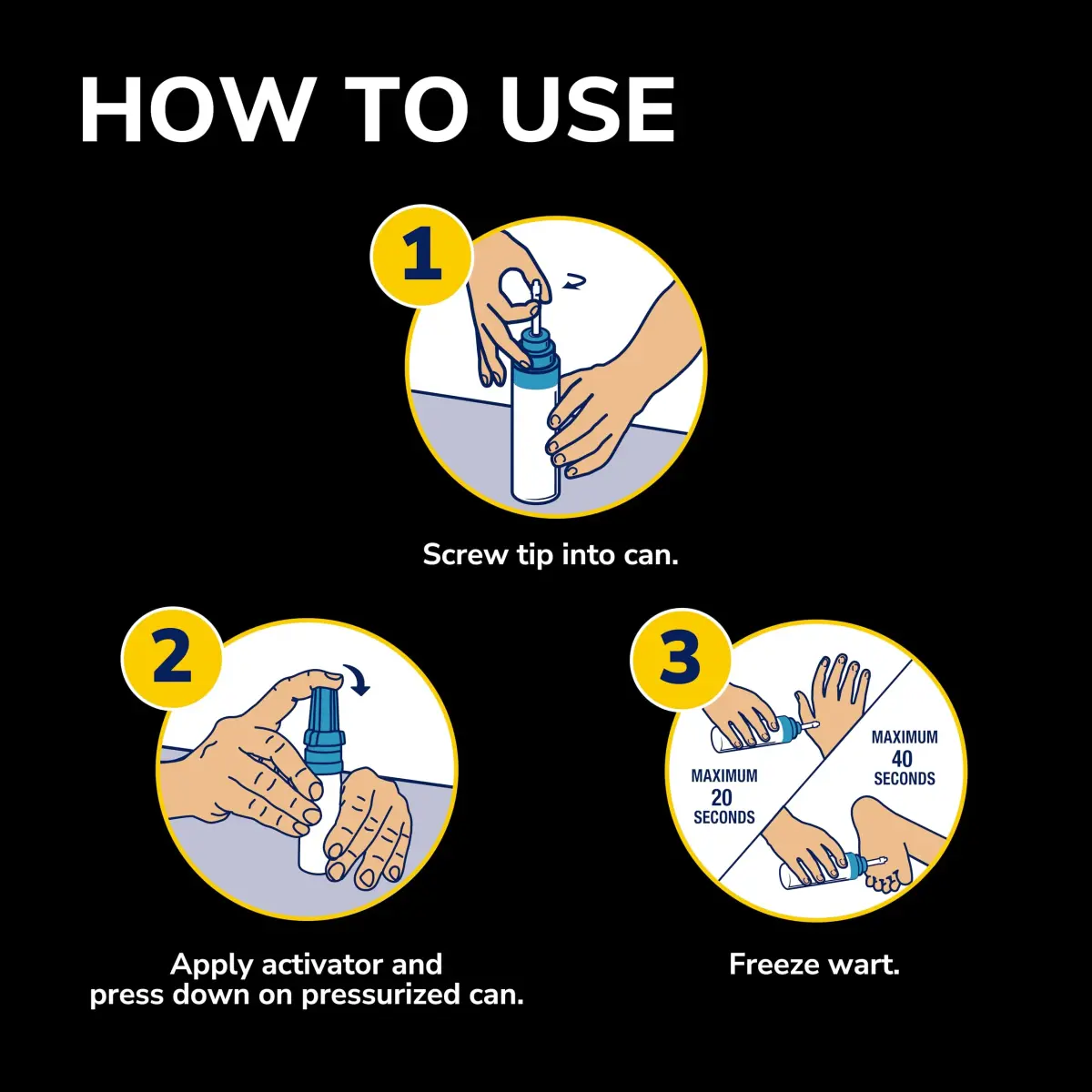 Dr. Scholl's Freeze Away Wart Remover 12 ct | Clinically Proven Cryotherapy for Hands & Feet - view 7