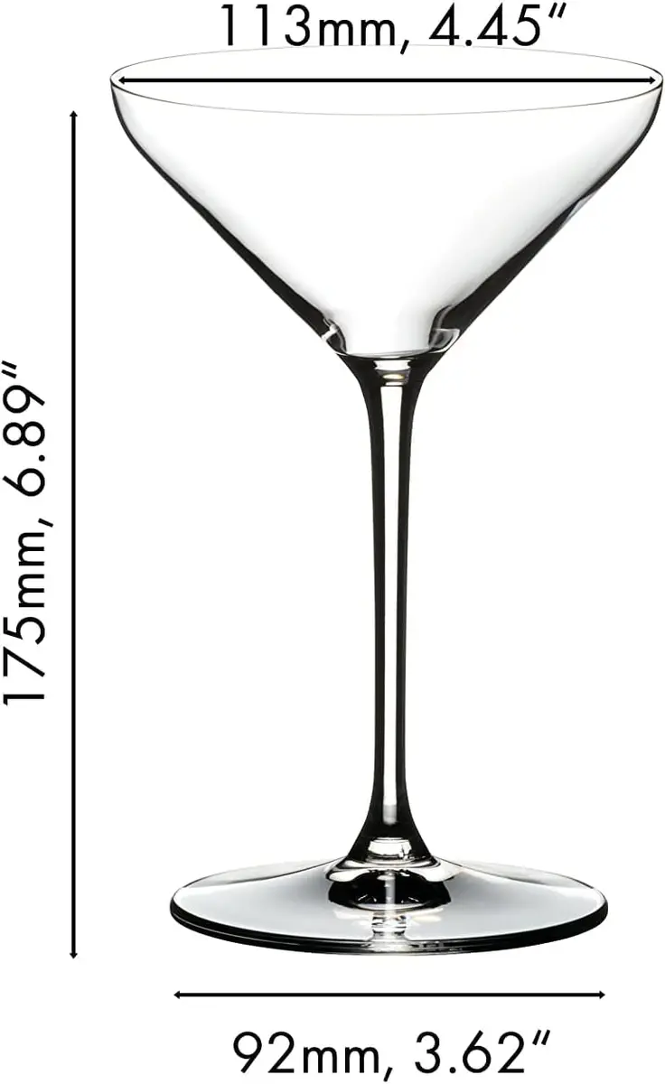 Riedel Extreme Martini Glass Set of 2 | Dishwasher Safe, 175 mm, Clear - view 5